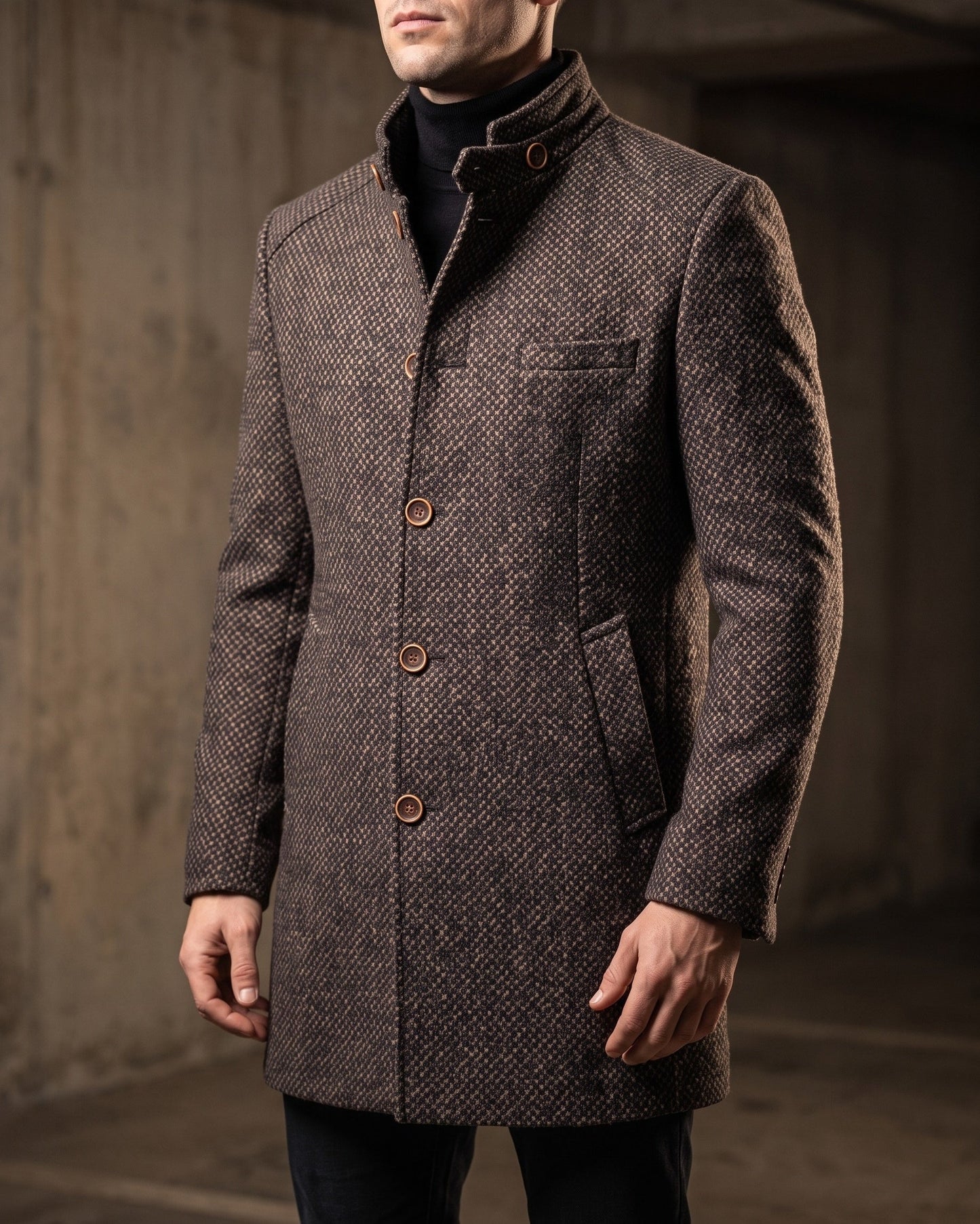 Gualtiero Cotton Blend Coat
